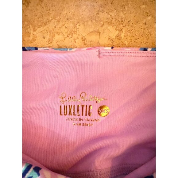 Lilly Pulitzer Luxletic Weekender Leggings & Sports Bra Set "Happy As A Clam" XX - Picture 3 of 5